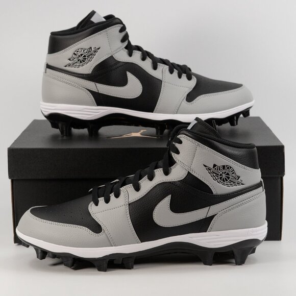 Jordan 1 Mid TD Cleat \'LT Smoke Grey\' FJ6805-002 Football Multi Size main image 5